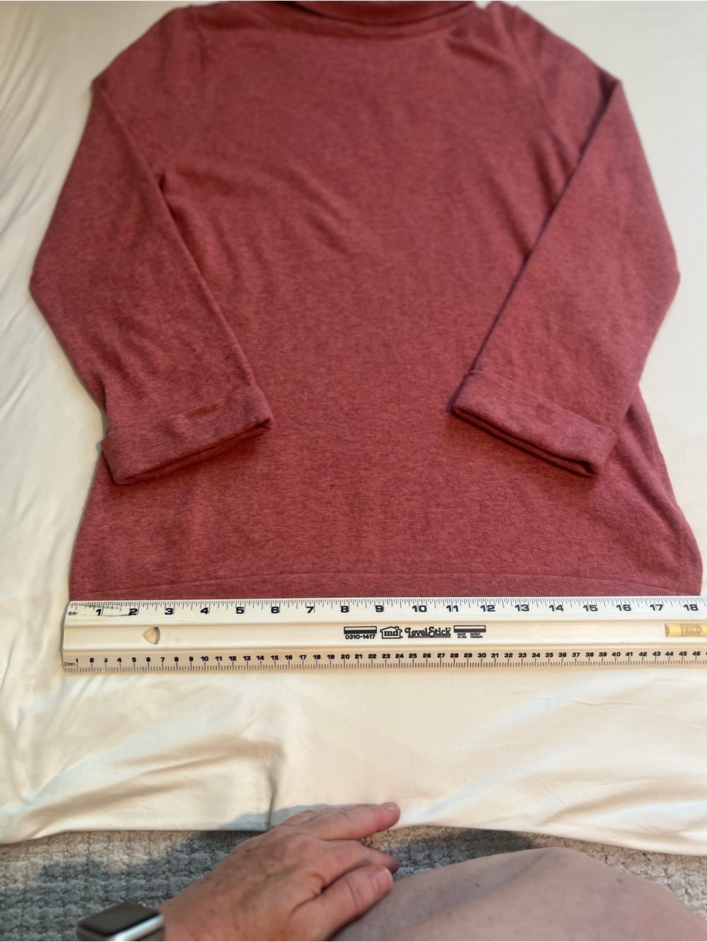 Boden Women's Heathered Rust Cowl Neck Sweater - Picture 9 of 14